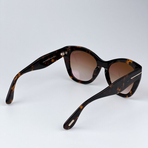 Tom Ford FT0940/S CARA 55F BRAND NEW Sunglasses Havana Gradient Brown Women - Picture 7 of 11